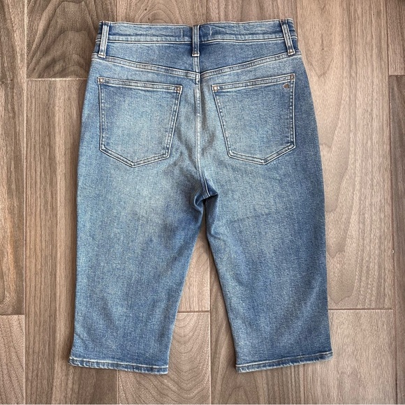 Madewell The 90s Capri Jean Cayer Wash Blue Cropped Women’s Size 29 - Picture 3 of 13